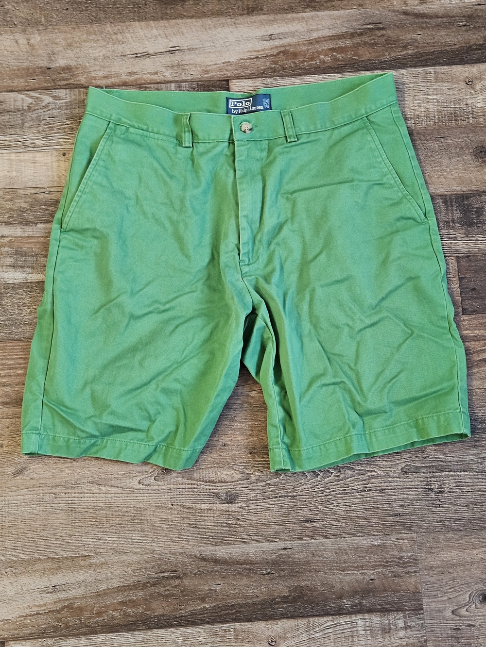 Polo by Ralph Lauren Men’s Green Cotton Shorts